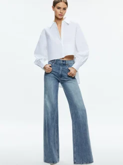 FINELY HIGH-LOW BLOUSE