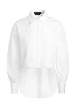 FINELY HIGH-LOW BLOUSE
