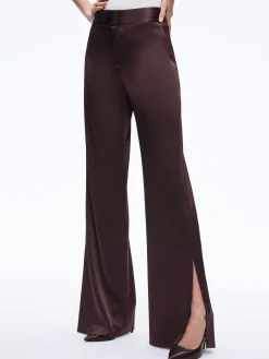 FINELY OVERSIZED BUTTON DOWN SHIRT + JC WIDE LEG SIDE SLIT PANT