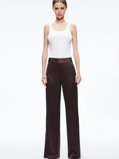 FINELY OVERSIZED BUTTON DOWN SHIRT + JC WIDE LEG SIDE SLIT PANT