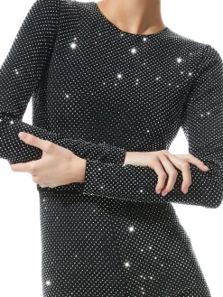 FREDDIE CREWNECK EMBELLISHED CATSUIT