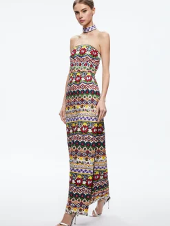 GEORGIE CHOKER STRAPLESS GOWN