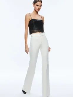 GRAZI EMBELLISHED SPAGHETTI STRAP TOP