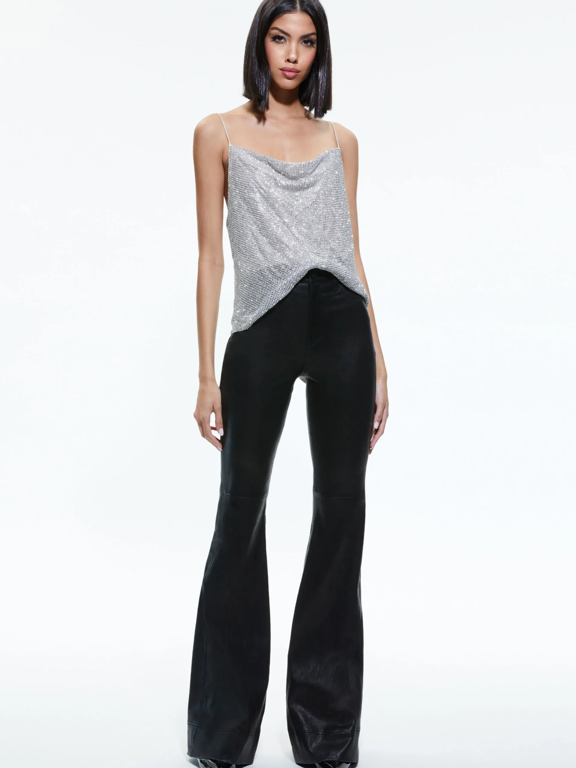 HARMON CRYSTAL CHAINMAIL SLIP TANK