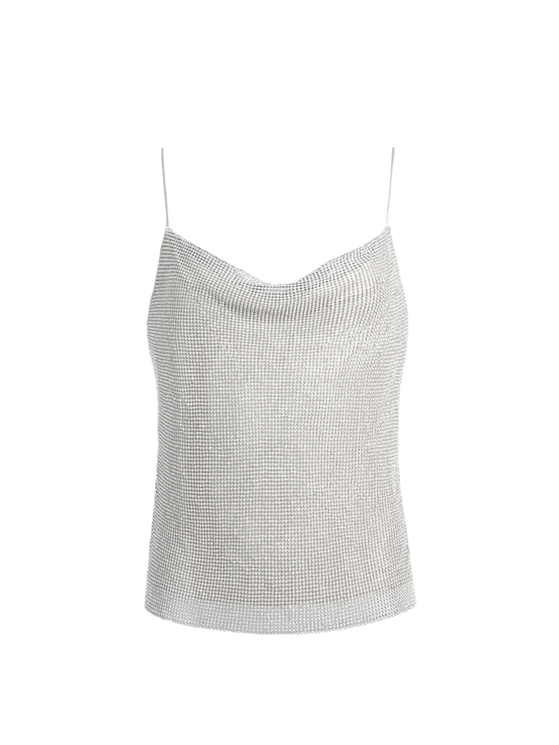 HARMON CRYSTAL CHAINMAIL SLIP TANK