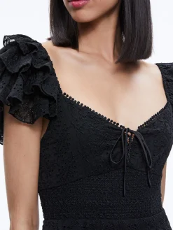 HARTFORD SMOCKED BUSTIER ROMPER