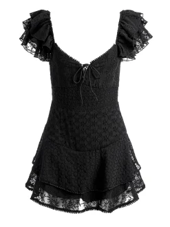 HARTFORD SMOCKED BUSTIER ROMPER