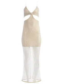 HAVANA EMBELLISHED CUT OUT DRESS