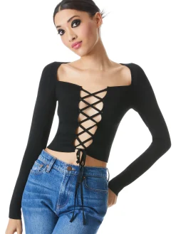 HILARIA LACE FRONT TOP