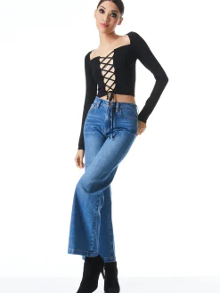 HILARIA LACE FRONT TOP
