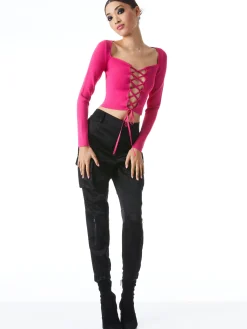 HILARIA LACE FRONT TOP