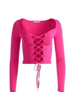 HILARIA LACE FRONT TOP