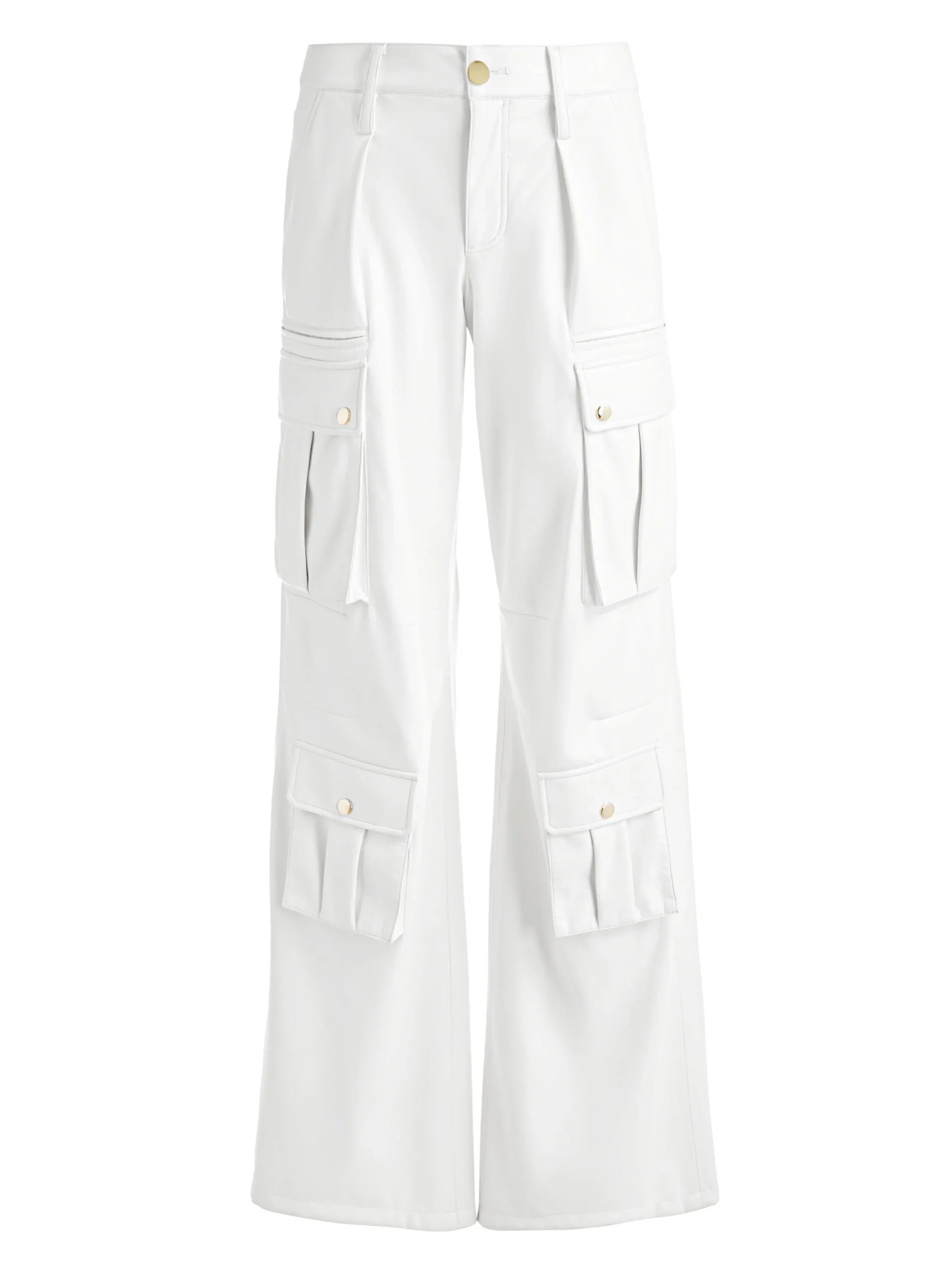 JOETTE VEGAN LEATHER CARGO PANT