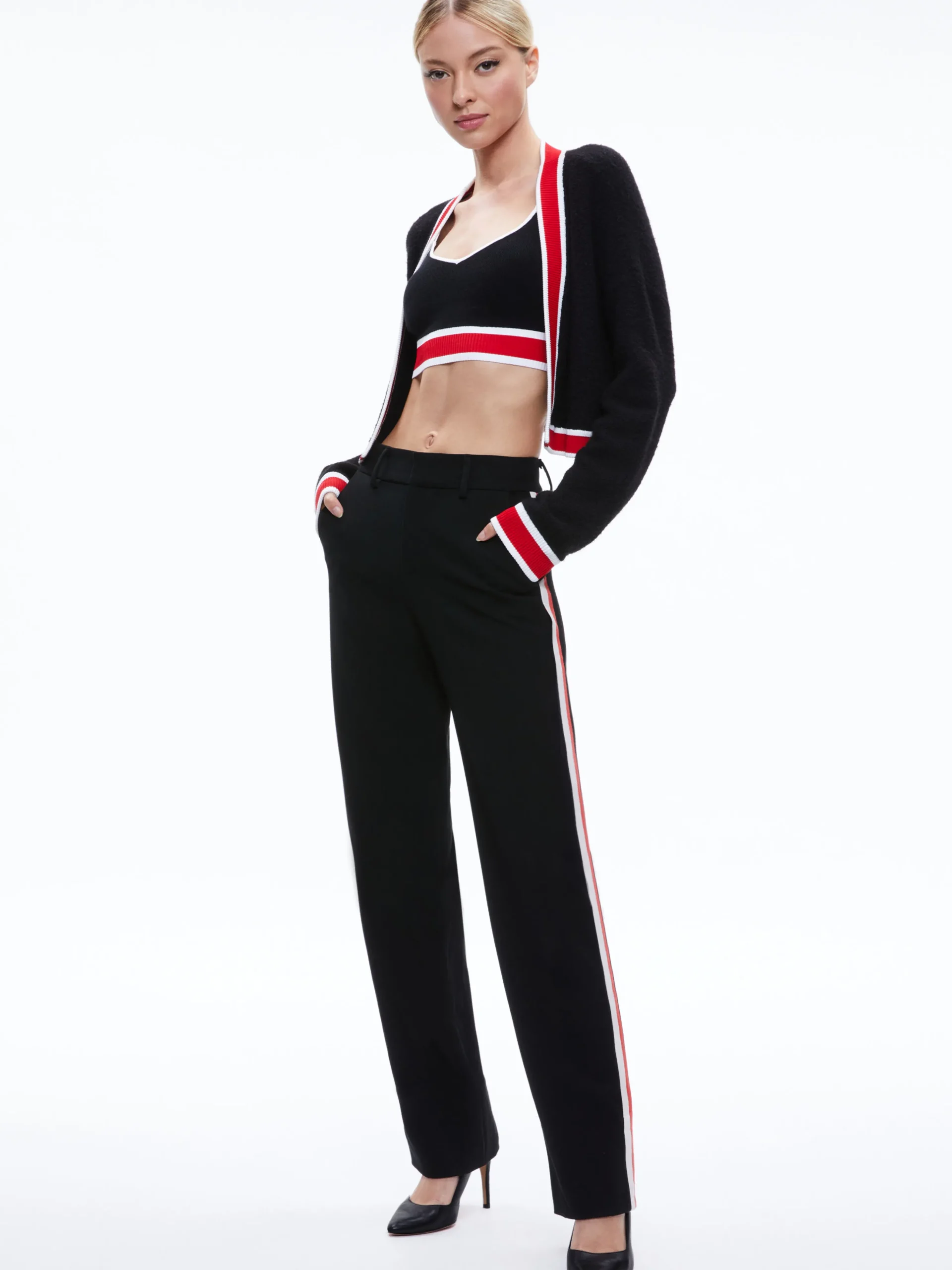 JUANA CROPPED CARDIGAN + MAUDE BRALETTE