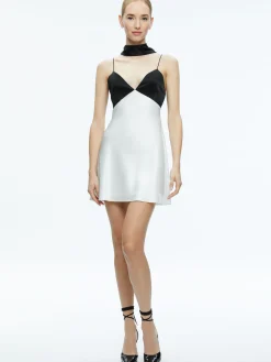 JULIENNE V-NECK MINI DRESS