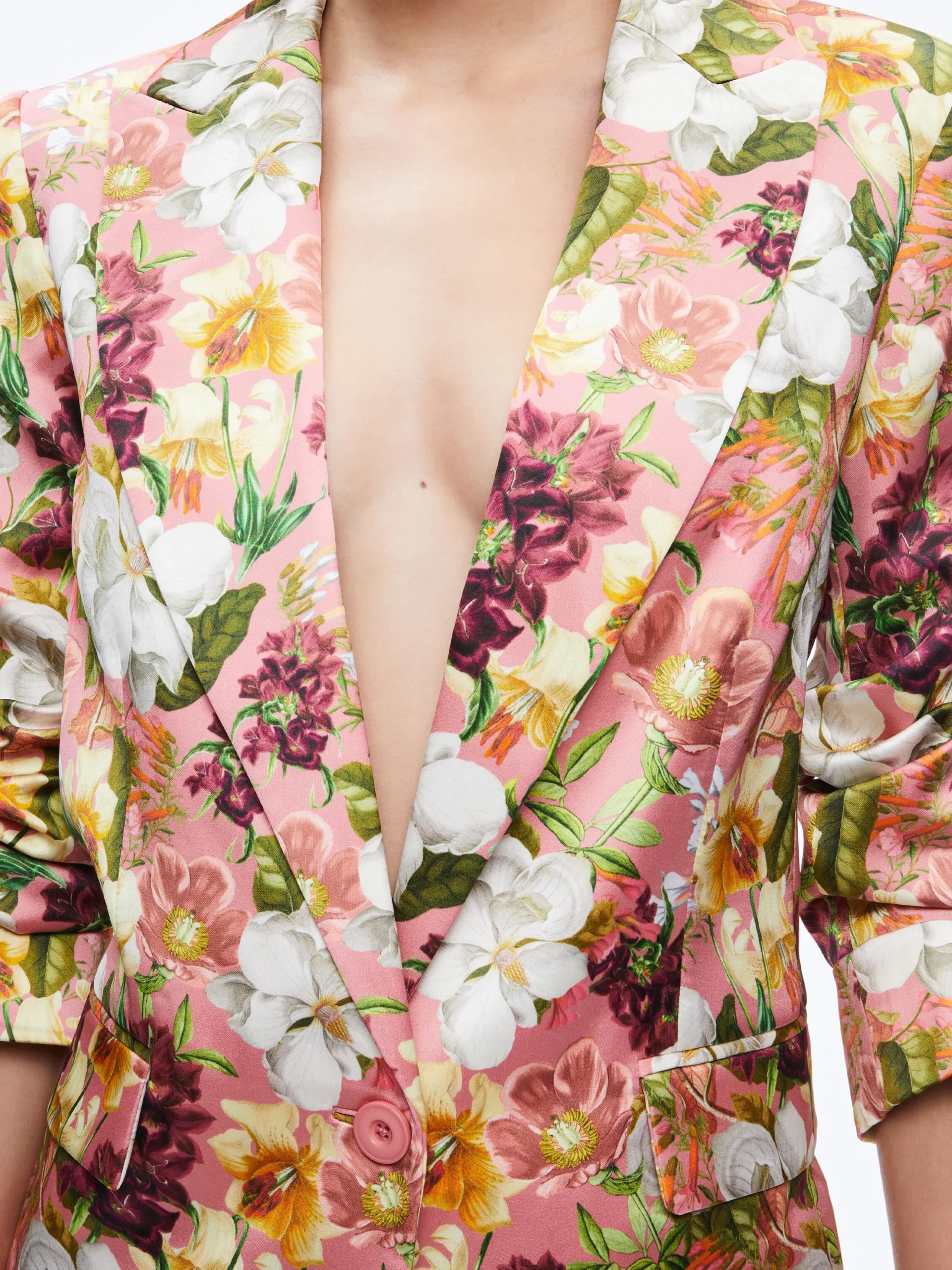 JUSTIN ROLLED CUFF BLAZER + CONRY PLEATED SHORT