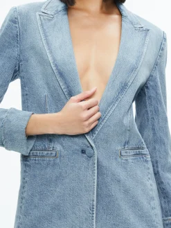 JUSTINE ROLLED CUFF BLAZER
