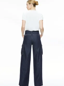 KAL BAGGY CARGO SIDE SLIT JEAN