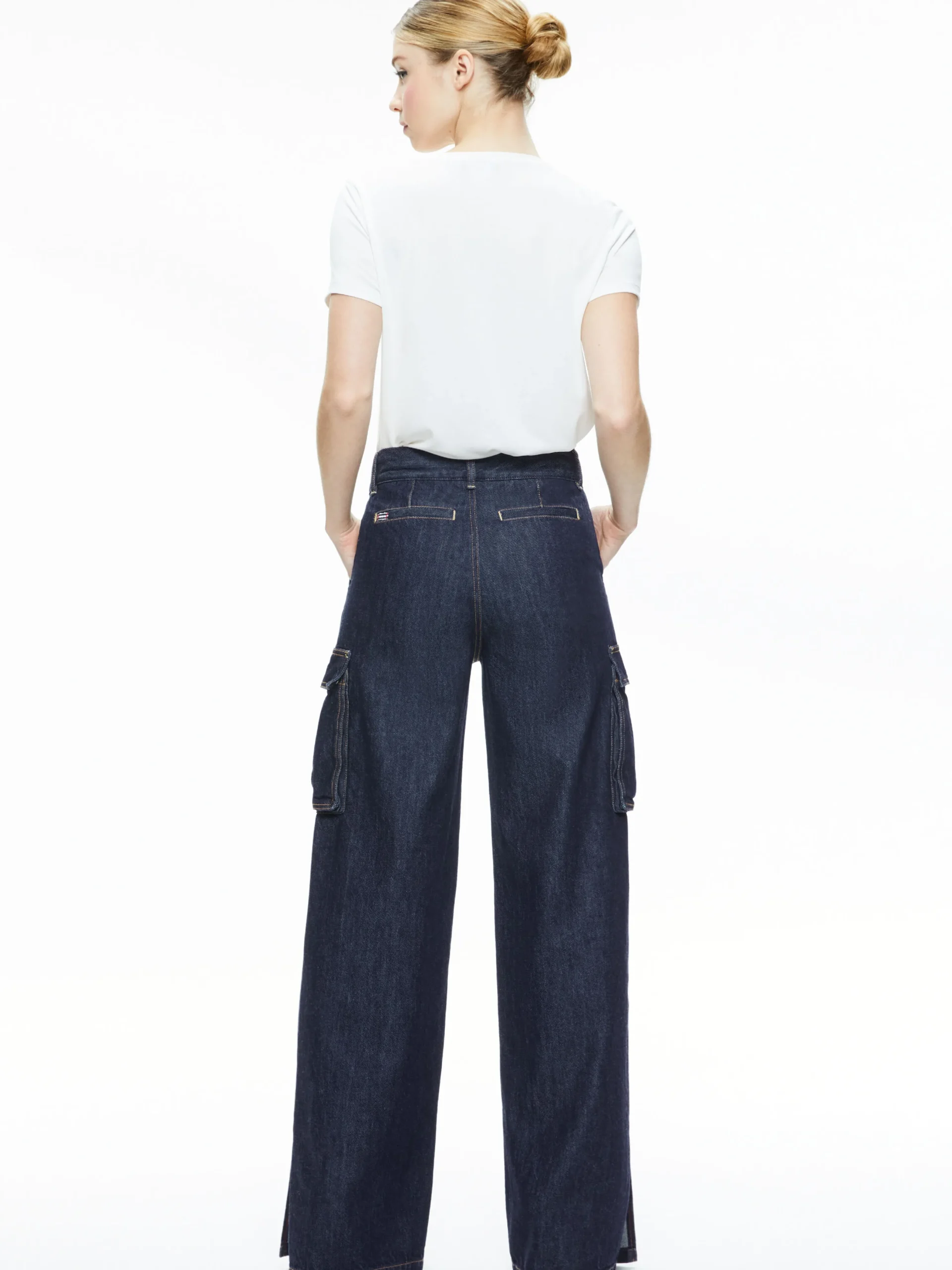KAL BAGGY CARGO SIDE SLIT JEAN