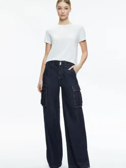 KAL BAGGY CARGO SIDE SLIT JEAN