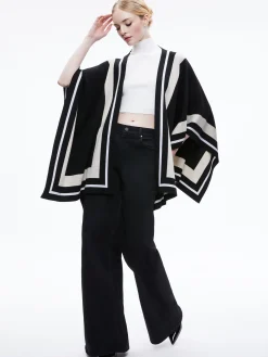 KAMALA STRIPE PONCHO