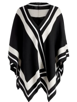 KAMALA STRIPE PONCHO