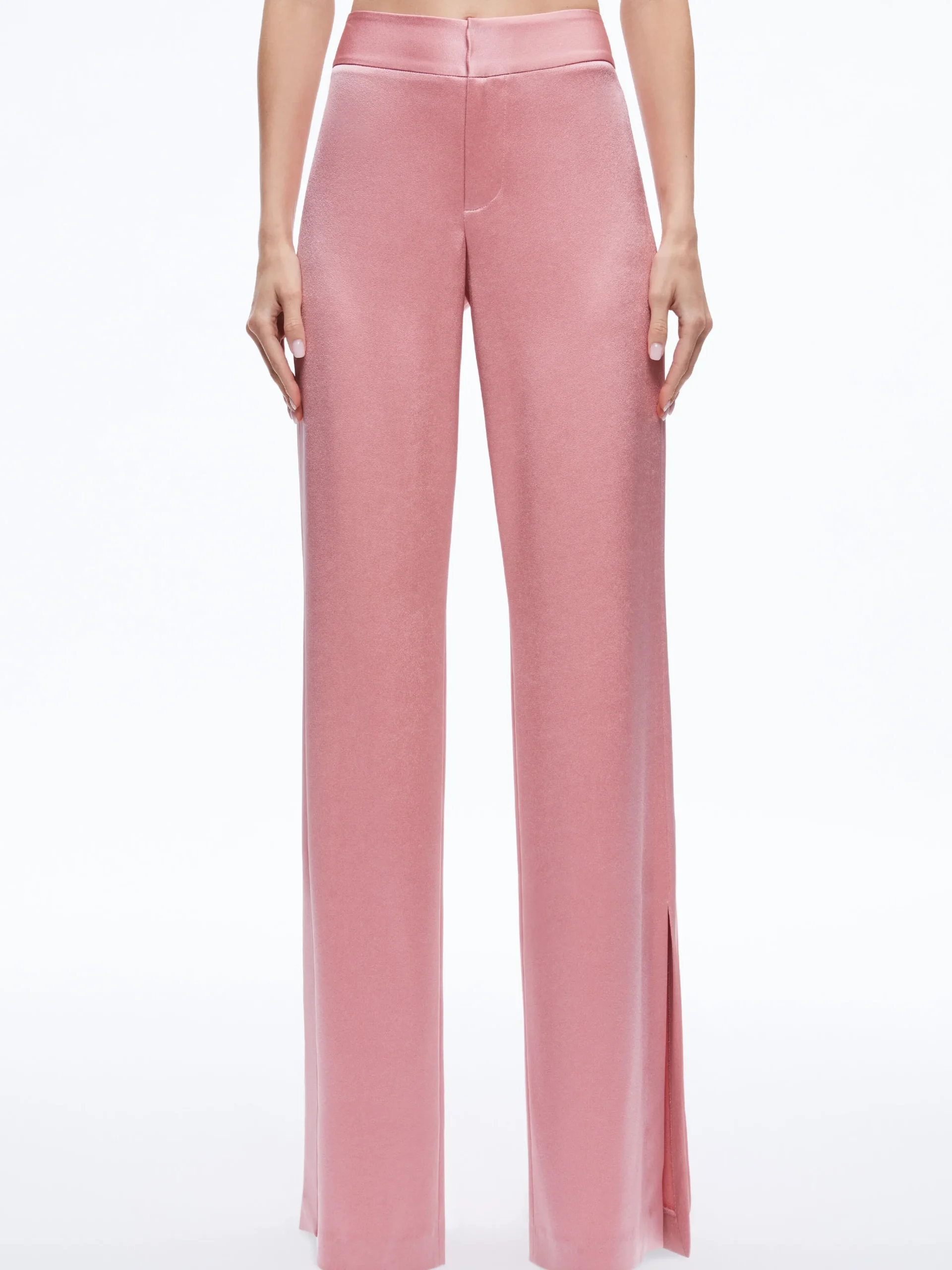 KARLEY WRAP BLAZER + JC WIDE LEG SIDE SLIT PANT
