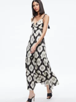 KATARA TWIST TOP TIERED MAXI DRESS
