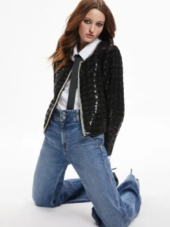 KIDMAN SEQUIN TWEED JACKET