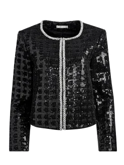 KIDMAN SEQUIN TWEED JACKET