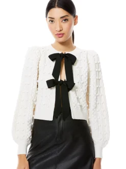 KITTY PUFF SLEEVE CARDIGAN