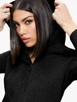 LIDELL CROPPED ZIP UP HOODIE