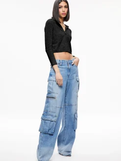 LIDELL CROPPED ZIP UP HOODIE