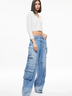 LIDELL CROPPED ZIP UP HOODIE