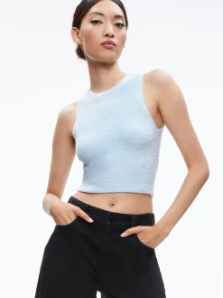 LIDELL CROPPED ZIP UP HOODIE + AMITY SLEEVELESS CROPPED TANK
