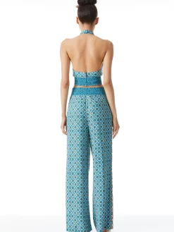 LYNDON CROSS FRONT HALTER TOP