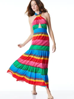 LYNDON CROSS FRONT MAXI DRESS