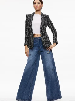 MACEY FITTED NOTCH COLLAR BLAZER