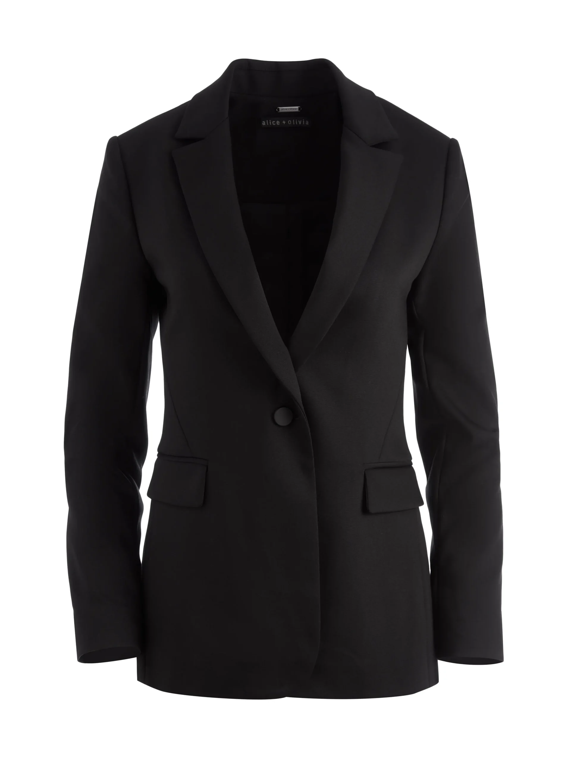 MACEY FITTED NOTCH COLLAR BLAZER + DONALD HIGH WAIST SHORT- BLACK