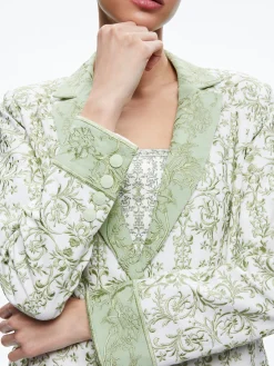 MACEY NOTCH COLLAR FITTED BLAZER