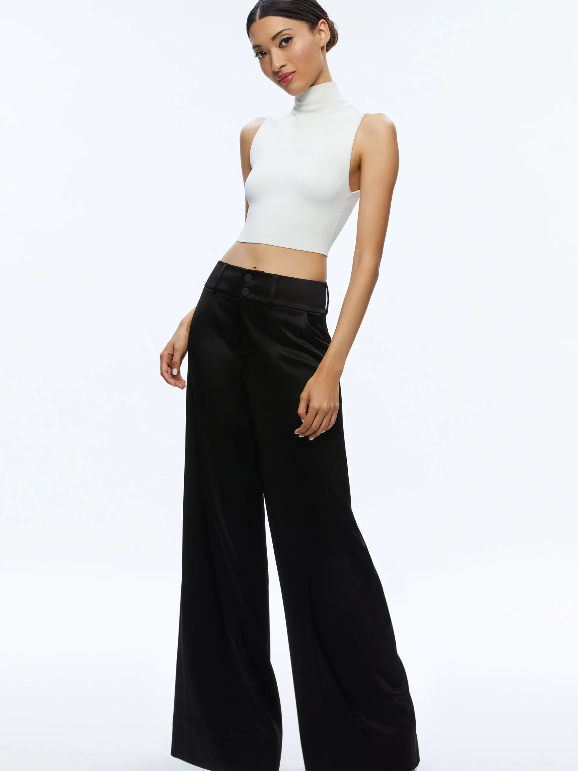 MAME HIGH RISE WIDE LEG PANT
