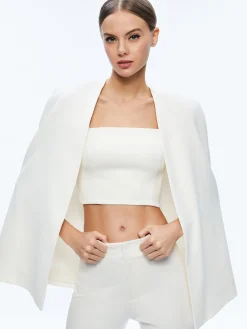 MARICA SQUARE NECK CAPE TOP