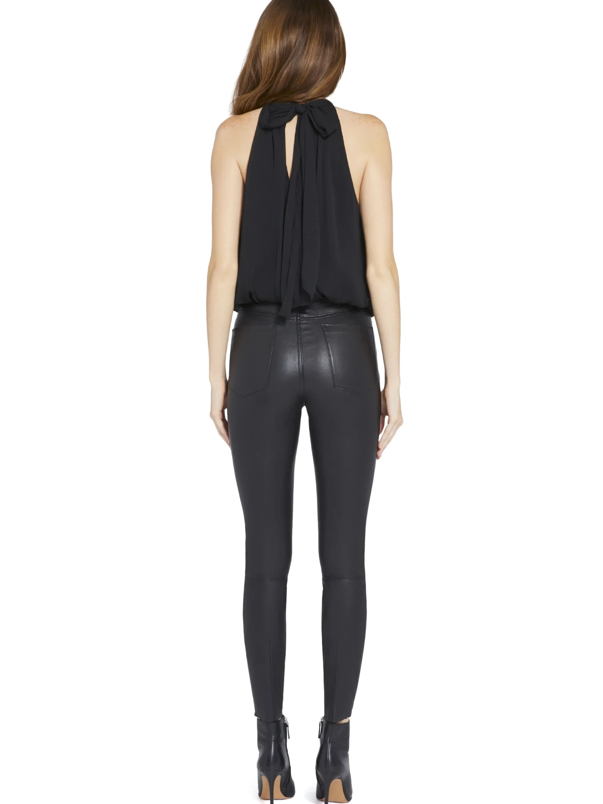 MARIS HALTER NECK GATHERED TOP