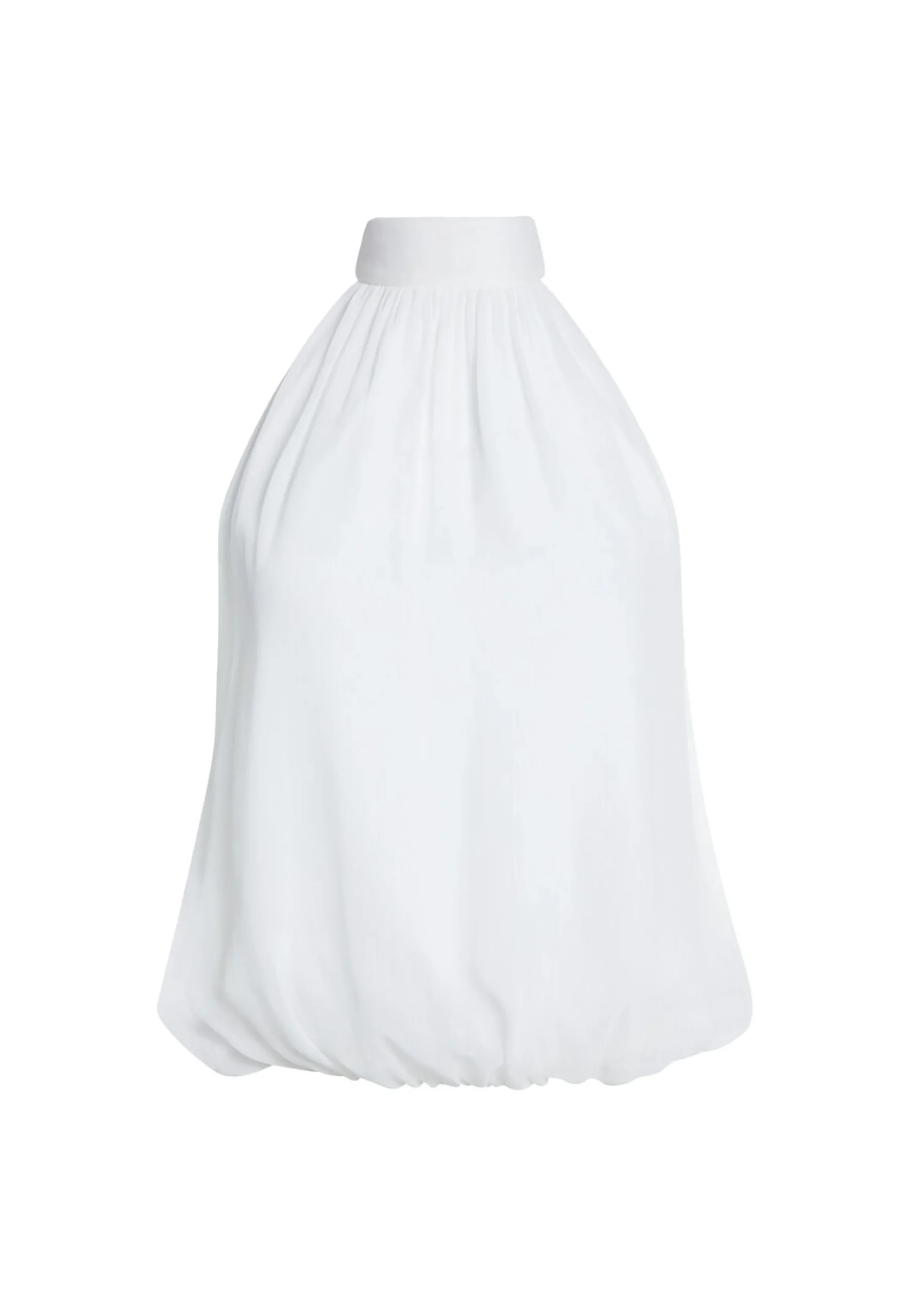 MARIS HALTER NECK GATHERED TOP