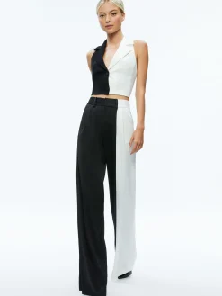 MERI COLOR BLOCK BLAZER TOP + POMPEY COLOR BLOCK PANT
