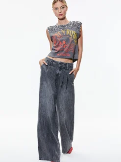 MICAH EMBELLLISHED CROPPED MUSCLE TANK