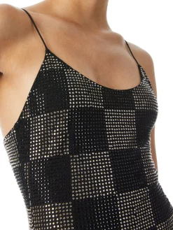 NELLE EMBELLISHED MINI DRESS