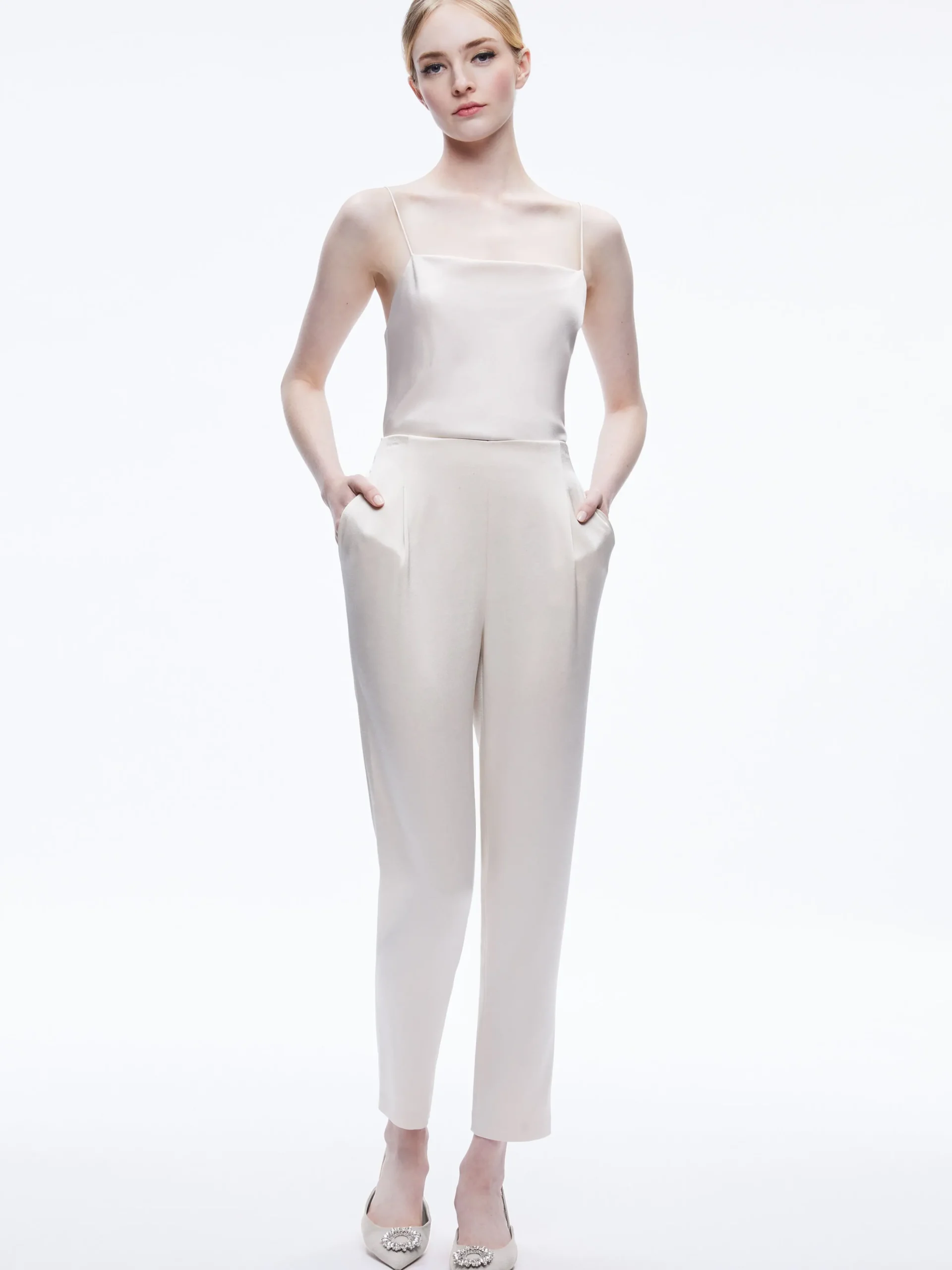 PAILEY FTTED NOTCH COLLAR BLAZER + JESSIE SLIM PANT