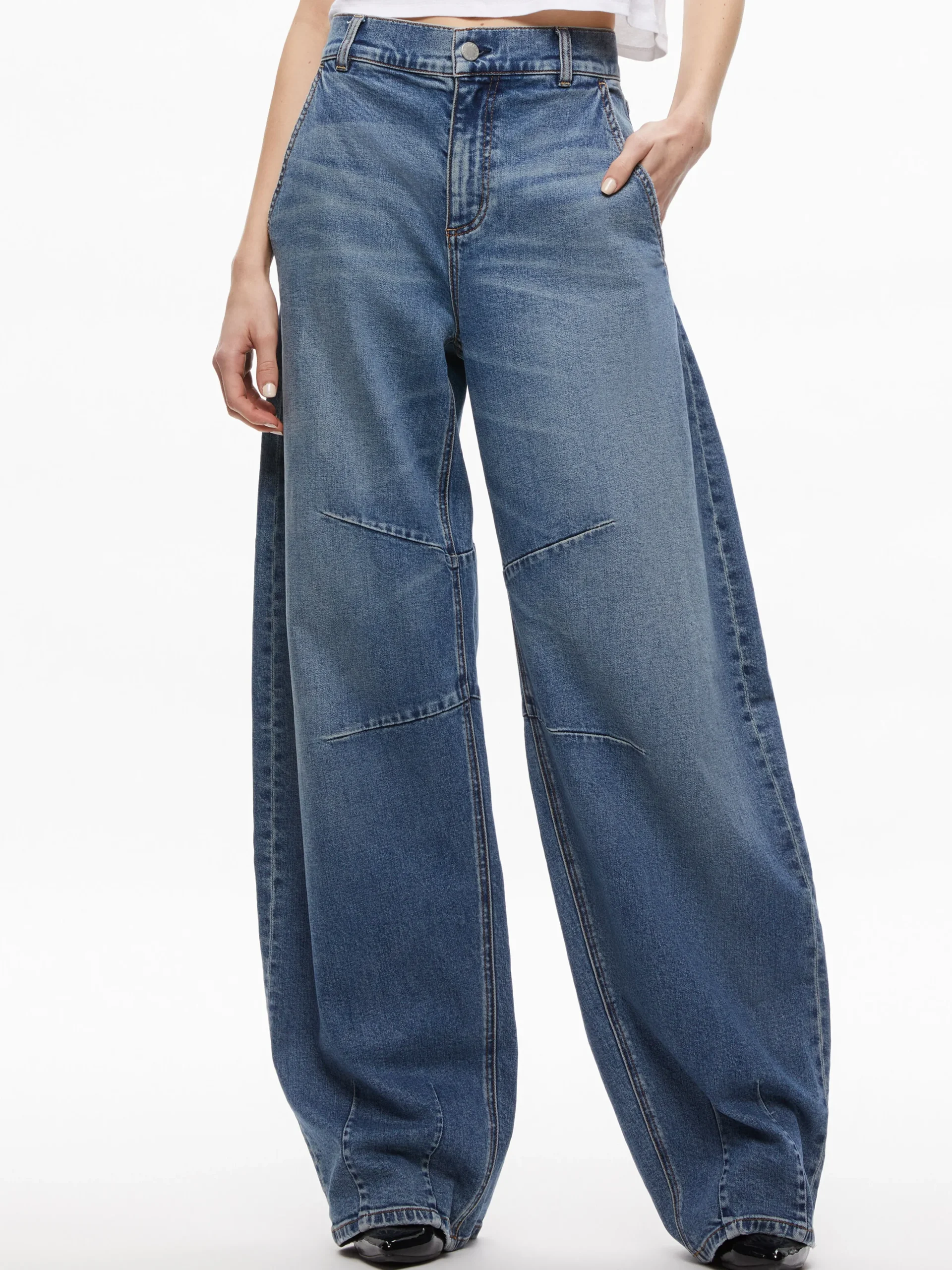 PARKER LOW RISE BALLOON LEG JEAN