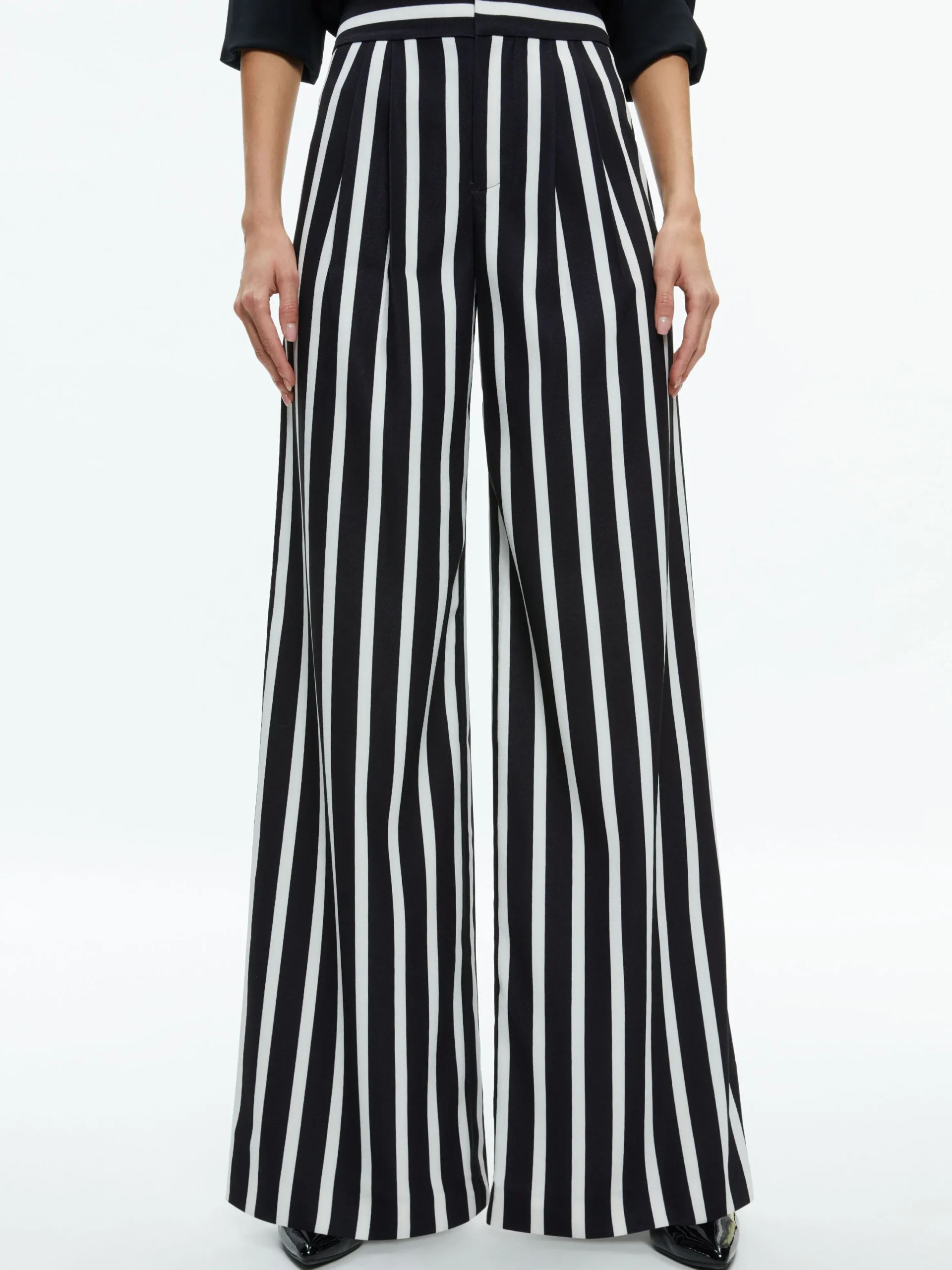 POMPEY HIGH WAISTED PLEATED PANTS